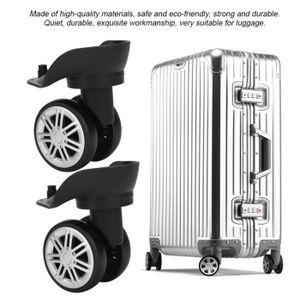 2 Roues De Remplacement Pour Bagages Samsonite - Modèles JD1787 D528 A+B (Noir)
