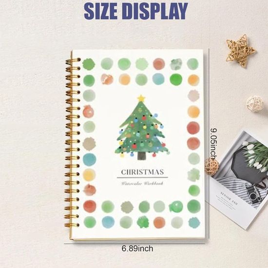 Livres D'Aquarelle Pour Débutants Kit De Peinture Aquarelle Avec Pinceaux Et 12 Couleurs De Peinture 44 Pages Reliées Livre De Coloriage Aquarelle Arts Et Cr