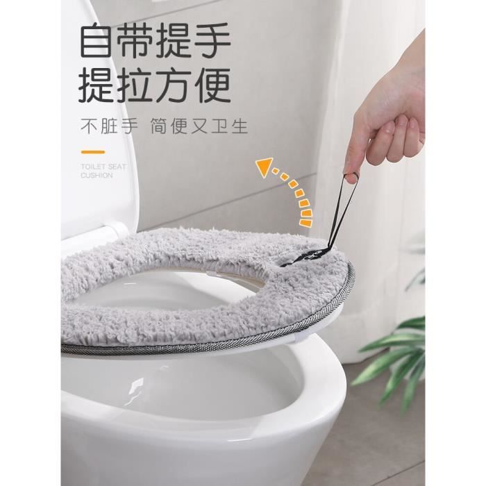 Abattant WC,Ensemble de siège de toilette chauffant de luxe,accessoires de  couverture de réservoir - Type 16 - Cdiscount Bricolage