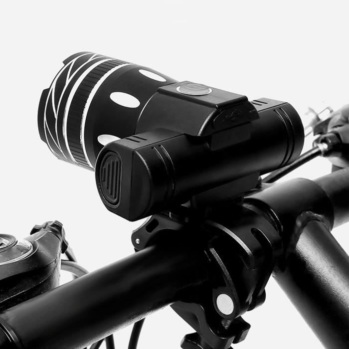 Feux De Vélo Avant Arrière USB Rechargeables, 4+6 Modes, Lampe Vélo LED