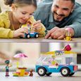 LEGO® 41715 Friends Le Camion de Glaces, Jouet à Construire avec Figurines Chien, Véhicule et Mini-Poupées Dash et Andrea, dès 4 ans-4