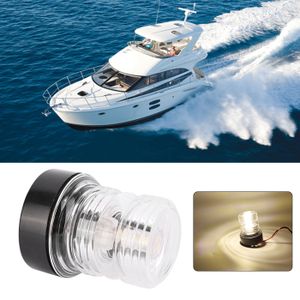 Lampe De Navigation LED Réglable KAOLALI Pour Bateau Et Yacht - 360° Blanc Pur 12-24V