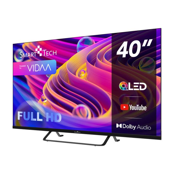 Smart Tech TV Full HD QLED 40"(100 cm) 40QV02V Smart TV VIDAA Netflix ...