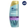 6 Shampoings DermaxPro Fortifie - Pour Cheveux Secs & Cassants 225ml, Head & Shoulders-0