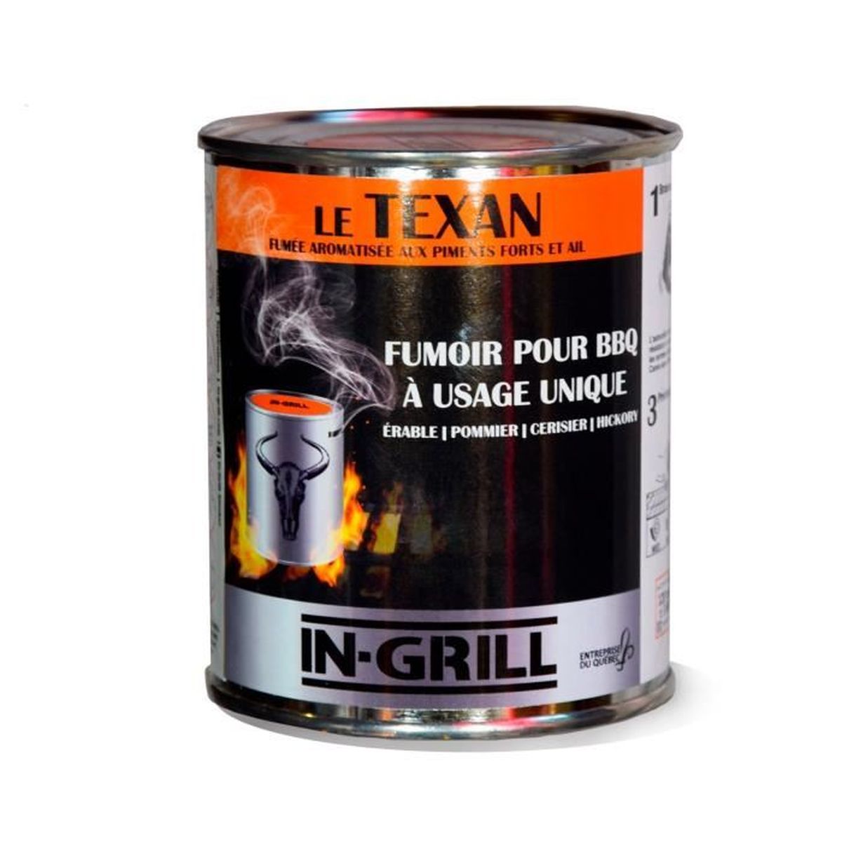 Fumoir bois de fumage De Buyer Grand Modèle inox
