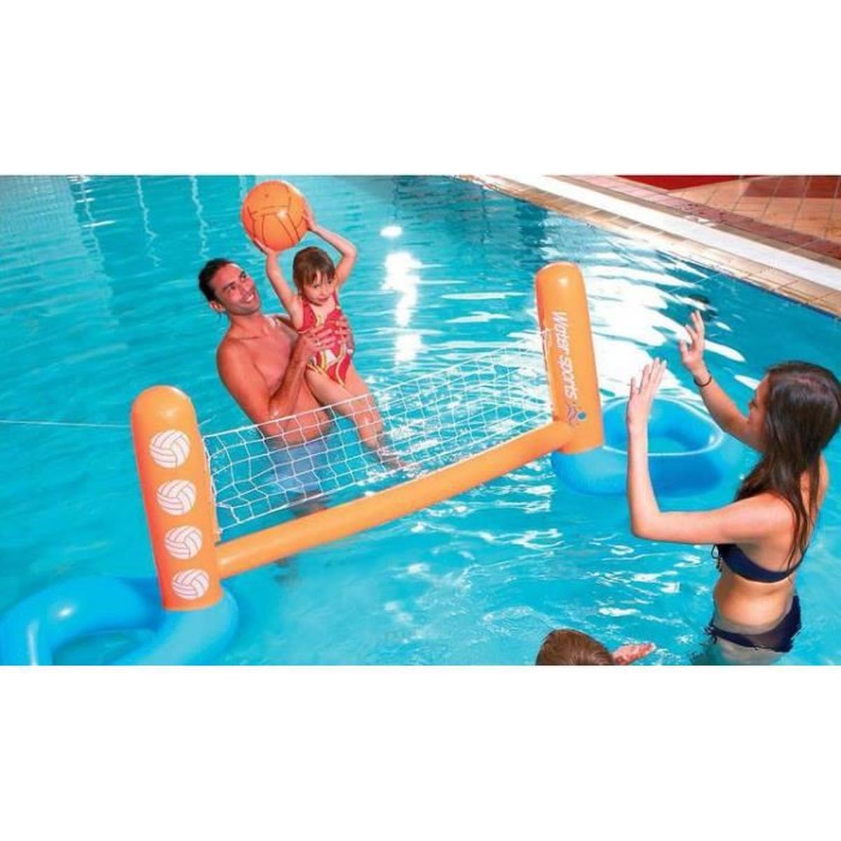 Piscine Gonflable Jouet Gonflable Flottant Volley Ball Support Eau Volley Ball Filet Adulte Jeu D Eau Flottant Volley Ball Achat Vente Jouet De Plage Cdiscount