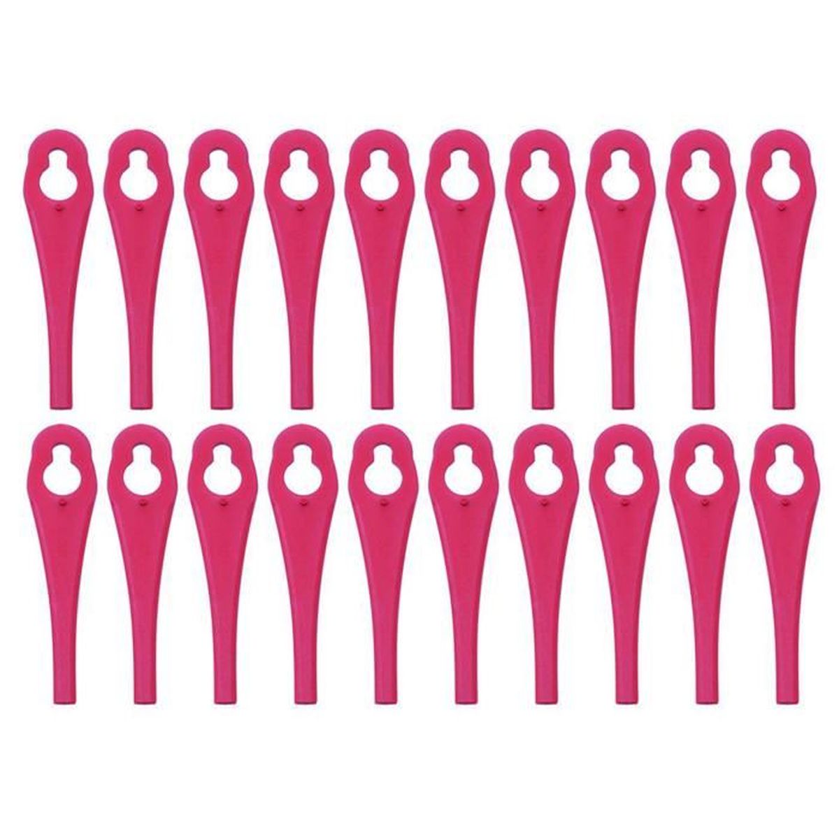 Plaquettes De Coupe Pour Coupe-bordure Florabest FAT 18 B2/B3 - Lot De 20 Pièces Neuves D'origine
