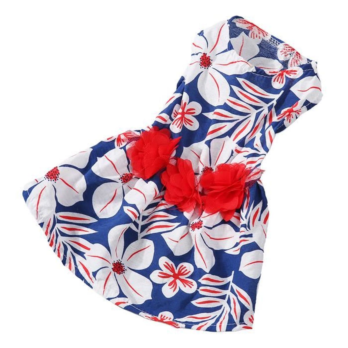 CHN robe de chien florale Chien Fille Robe Mignon Floral Élégant