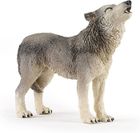 Figurine Loup hurlant - PAPO - Loup hurlant - Gris - Mixte - A partir de 3 ans