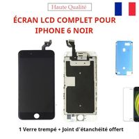 ECRAN LCD VITRE TACTILE COMPLET POUR IPHONE 6 NOIR
