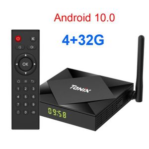 RÉCEPTEUR - DÉCODEUR   Ue Plug - 4G 32G - Tanix TX6S Android 10.0 Boîte d