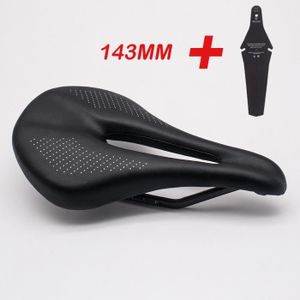 SELLE - TIGE DE SELLE garde-boue 143MM - Selle de vélo en Pu + fibre de 