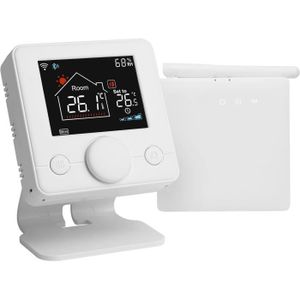 THERMOSTAT D'AMBIANCE Thermostat WiFi pour Plancher Chauffant à Eau Et C