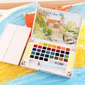 Set De Peinture Aquarelle 24 Couleurs Achat Vente Pas Cher