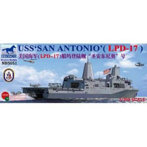 KIT MODÉLISME Maquette Militaire 1-350 USS San Antonio (LPD-17) 