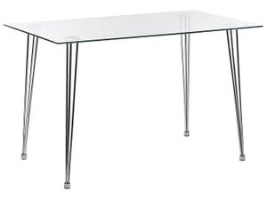Table de salle à manger pliante rectangulaire moderne de 410 mm à