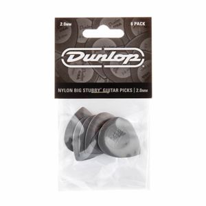 MEDIATOR Dunlop 445P20 - Pack 6 médiators Big Stubby 2,00mm
