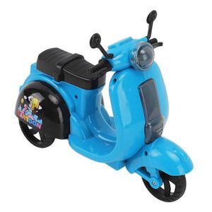 MOTO FYDUN mini jouet de moto Jouet de moto électrique, jouet éducatif, son, lumière, musique, modèle de moto jeux talkie-walkie Bleu