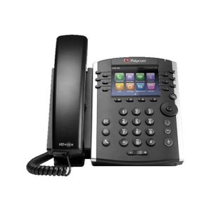 Téléphone fixe Téléphone de bureau POLYCOM VVX 410 - VoIP - HD Vo