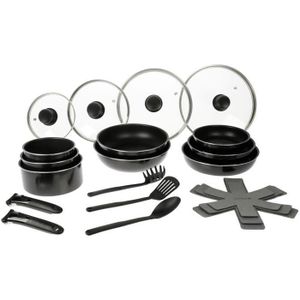 Argent 20.5 x Mil-Tec Aluminium 3 Pots pan pot de cuisine Set