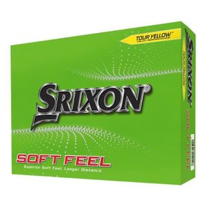 BALLE DE GOLF Boîte de 12 Balles de Golf Srixon Soft Feel Jaune 