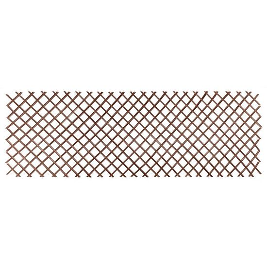 Treillis Extensible 160-300 Cm En Bois De Pin Naturel – Clôture Jardin 101 Cm Hauteur, Non Traité