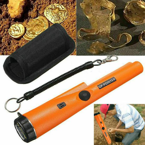 Détecteur De Métaux Portable ALFFREUDE - Pinpointer étanche IP66 - Détection 360° - Pour Or, Argent, Pièces - Orange