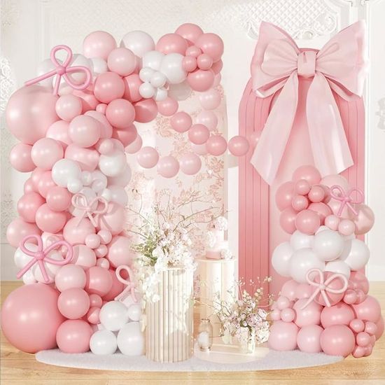 Ballon Arche Kit Arche Ballons Or Et Rose - 102 Pièces Guirlande Anniversaire Mariage Baby Shower Ballons Latex Hélium