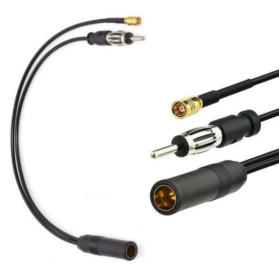 Antenne Voiture Dab Antenne FM Radio Numérique FM-AM Combo SMB-SMA Mâle Antenne Voiture Dab Antenne FM Radio Numérique FM-AM Combo SMB-SMA Mâle
