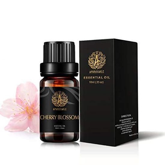 Aromathérapie Fleur de cerisier Huile Essentielle pour diffuseur, 100% Pure Cherry Blossom huile parfumée, maison, 10ml