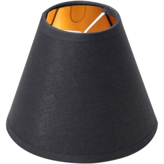 Housse Abat-jour Simple En Tissu Et Fer - Pour Lampe De Table Ou Chevet - Décoration Intérieure élégante