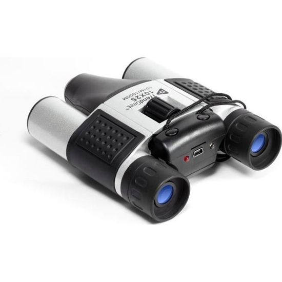Jumelles avec caméra TRENDGEEK TG-125 - Grossissement x 10 - Noir et gris