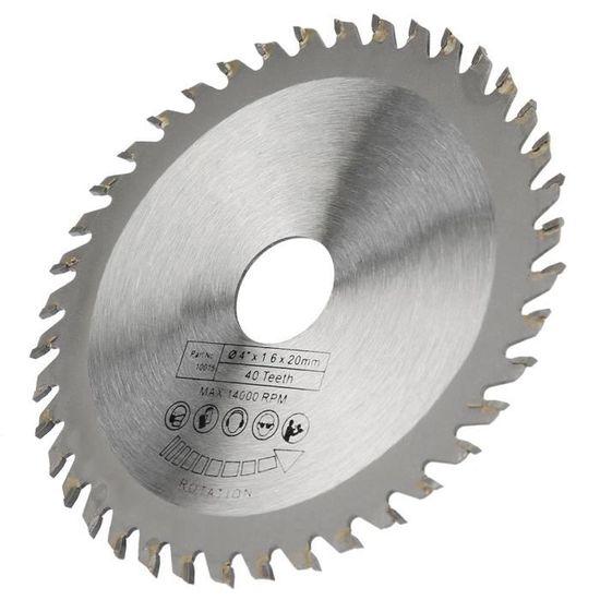 Lame de scie circulaire TCT pour bois avec tailles multiples