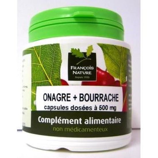 Complément Terravita Onagre Bourrache 2x120 Capsules - Périme 04/2028, Bien-être Hormonal Et Peau