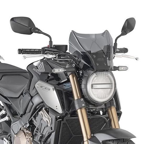 Pare-brise Moto Pour Honda CB650R (2019-2023) Et CB1000R - Motif Carbone, Plastique Résistant