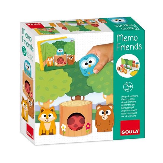 Goula Jeu De Construction En Bois 38 Pièces - Maison Lapin Voiture Magnétique