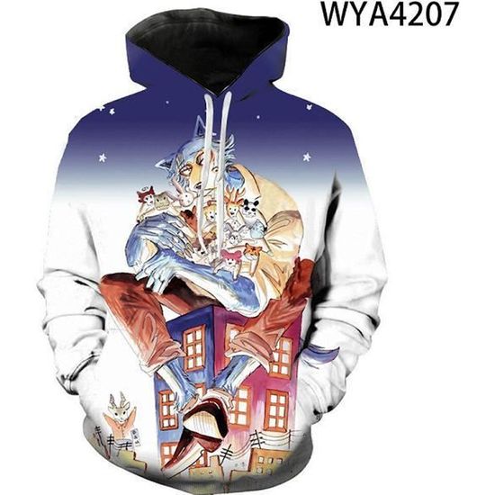 Haikyuu Sweat à Capuche Unisexe Avec Imprimé 3D Kuroo Anime Bokuto