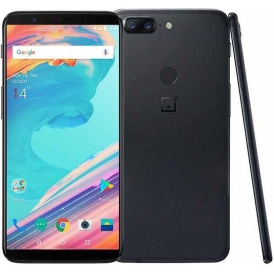 OnePlus 5T 6+64G Noir Android 7.1 Octa Core Dual Sim Smartphone