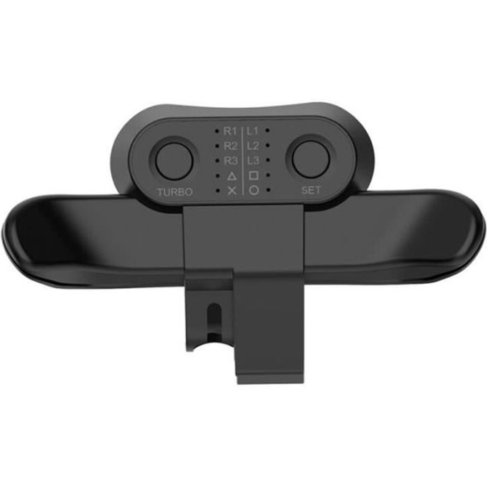 Fixation du bouton arrière des palettes de contrôleur pour adaptateur d'extension de la manette de jeu PS4 Noir