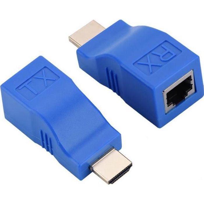 HDMI Signal TX Adaptateur HDMI extension RJ45 signal amplificateur transmetteur 30 m signal -OHL