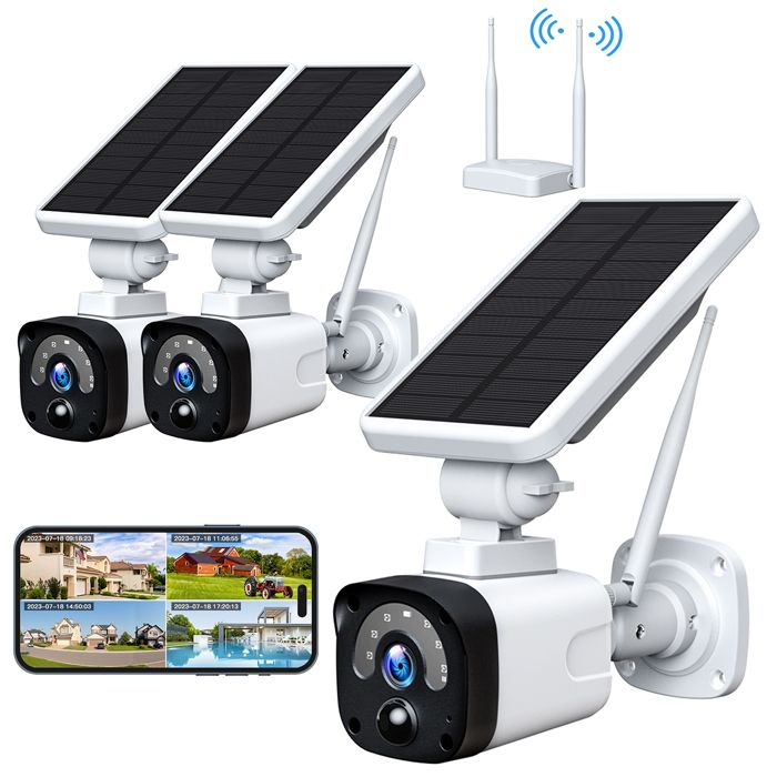 TOGUARD Kit de Caméra Surveillance 4*AHD 1080N Camera+1*Enregistreur DVR+Disque dur de 1To,Extérieure Sécurité Video Caméra
