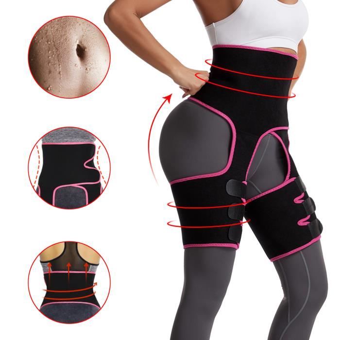LETOUCH Femme Ceintures de Sudation,Body Shapewear Réglable pour la Perte de Poids-M