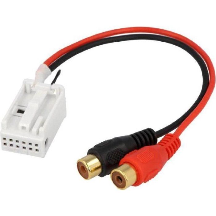 Cable Autoradio Adaptateur RCA - Mercedes A/ B/ C/ CLK/ GL/ M/ R/ S/ SL