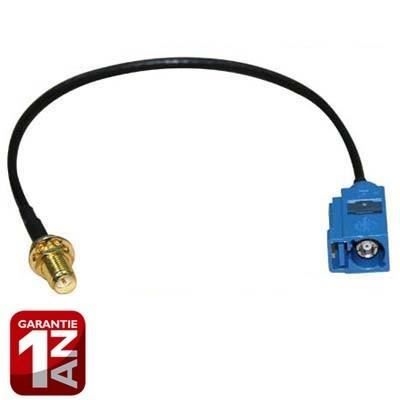 Adaptateur d'antenne (Fakra C Mâle vers RP-SMA Femelle)