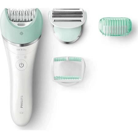 EPILATION SEMI-DEFINITIVE - LUMIERE PULSEE Philips BRE620 - 05 épilateur avancé satiné à sec et humide Épilateurs - Ue Plug