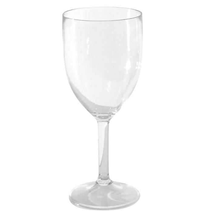 Verres à vin polycarbonate x 3