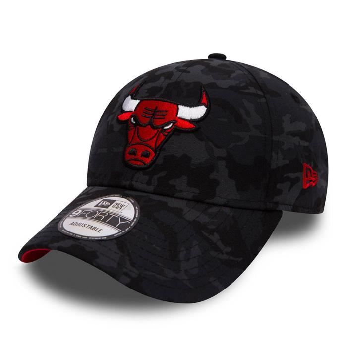 Casquette New Era Chicago Bulls 9forty unitaille Noir