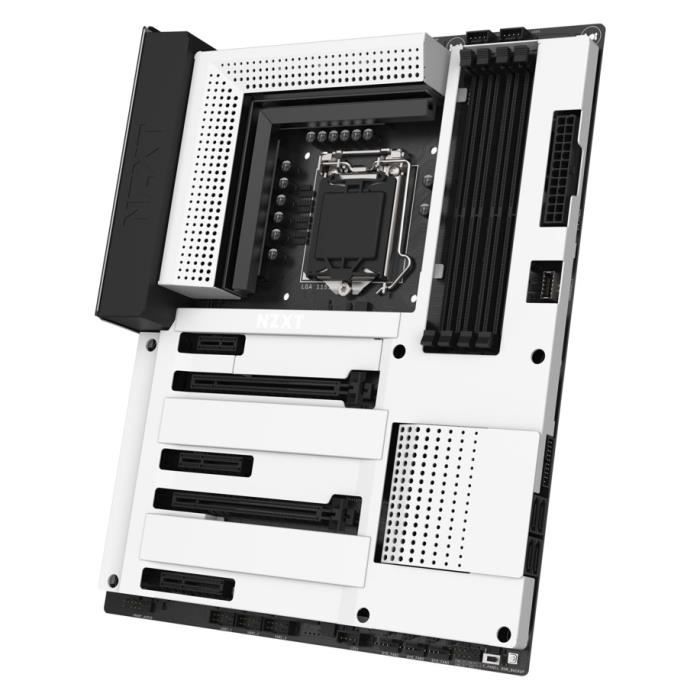 NZXT N7 Z390 - White - Carte mère ATX Socket 1151 Intel Z390 Express - 4x DDR4 - SATA 6Gb/s + M.2 - USB 3.1 - 2x PCI-Express 3.0
