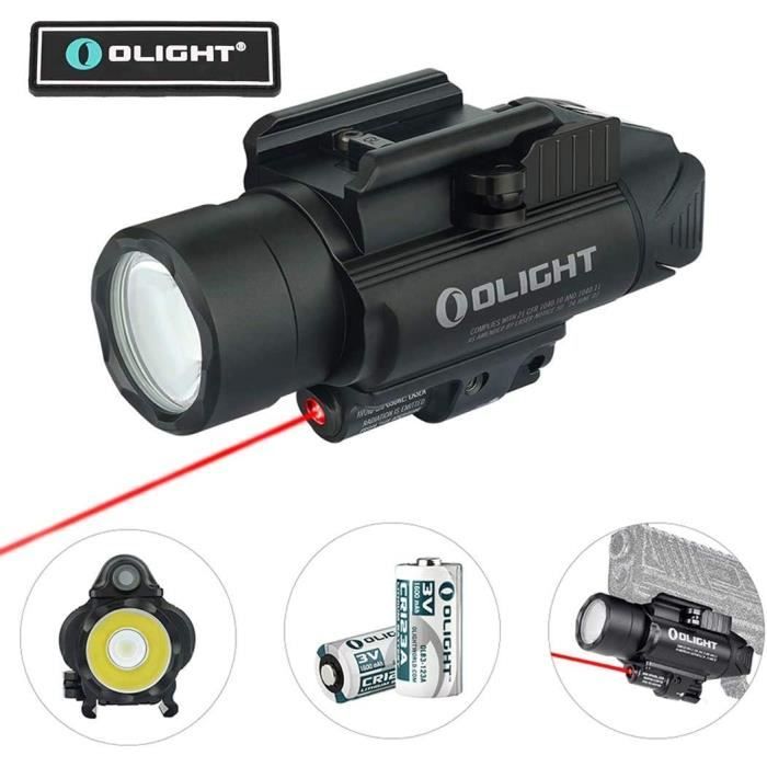 OLIGHT Lampe Airsoft Baldr RL, Puissante Sortie Max 1120 lumens Distance 240 mètres Installation Facile