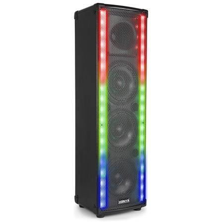 Vonyx LM65 - Enceinte sono avec effets de lumière, 400W, BT/USB/SD/MP3